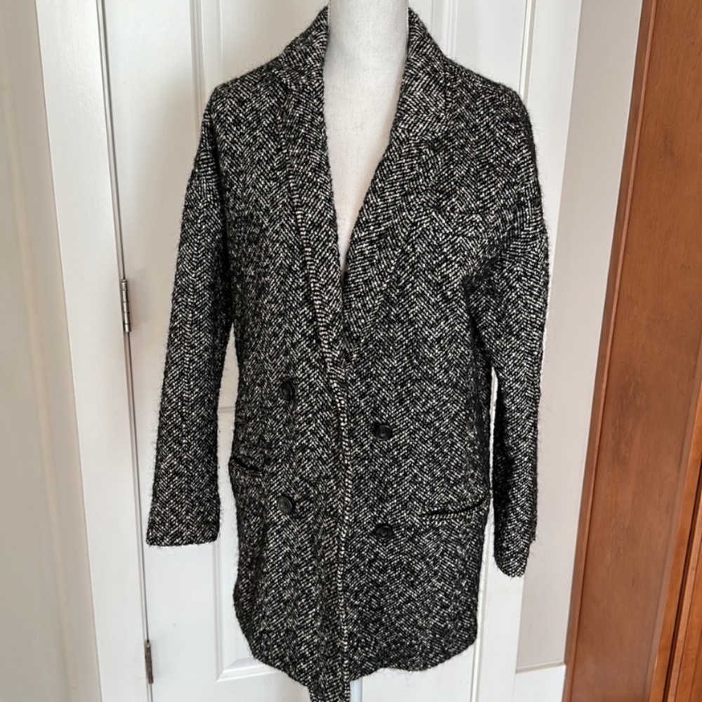 Abercrombie & Fitch Blazer Car Coat Pea Coat Good Preowned Condition Size Large